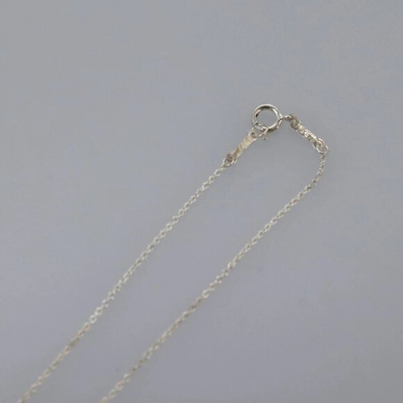 TIFFANY&Co. Open Heart Necklace Ag925 Silver Auth am7763 - Picture 11 of 13
